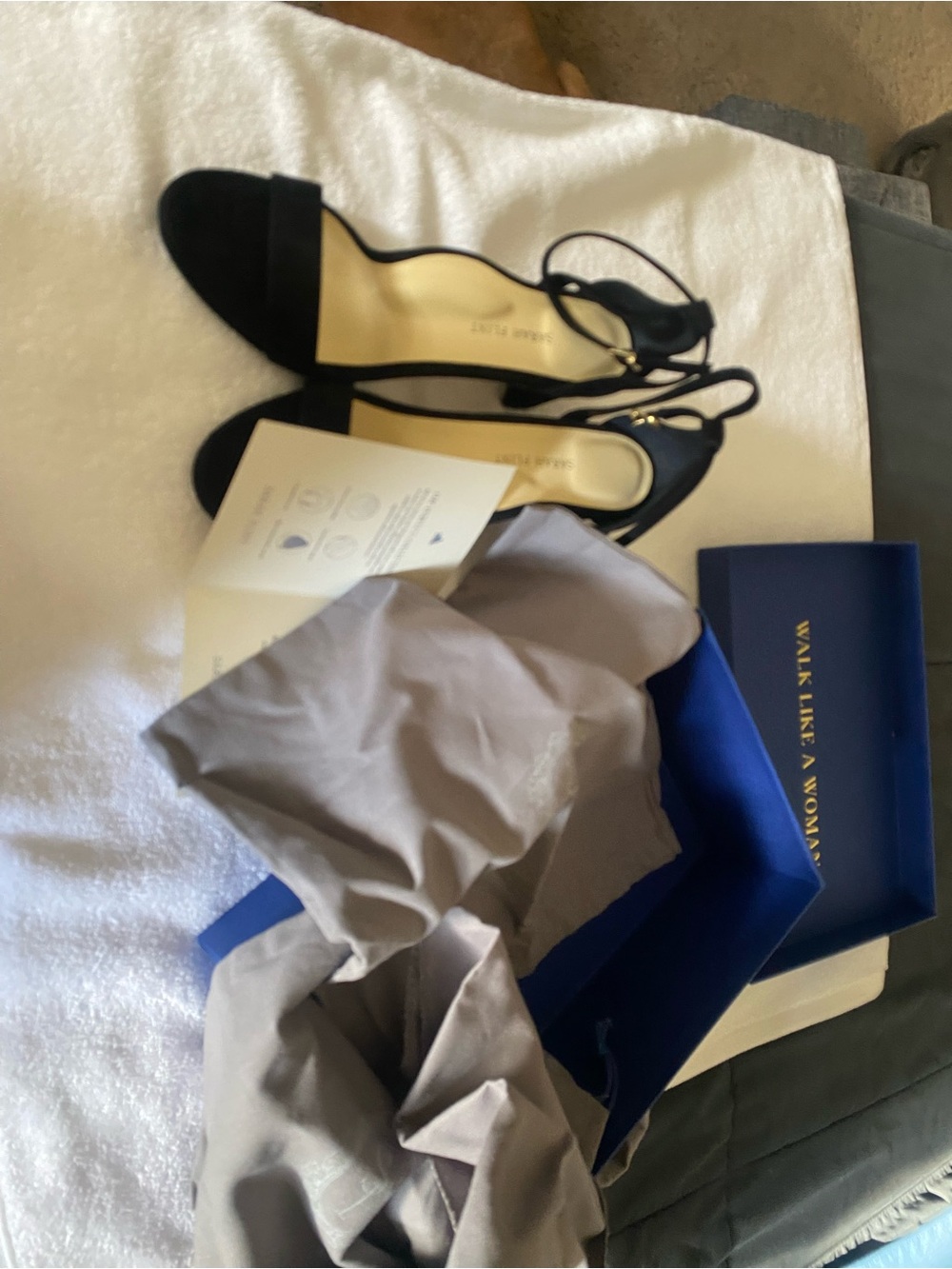 Sarah Flint black block heels